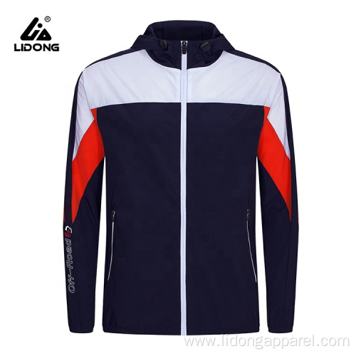 Thin Long Sleeve front zipper Sport Jacket